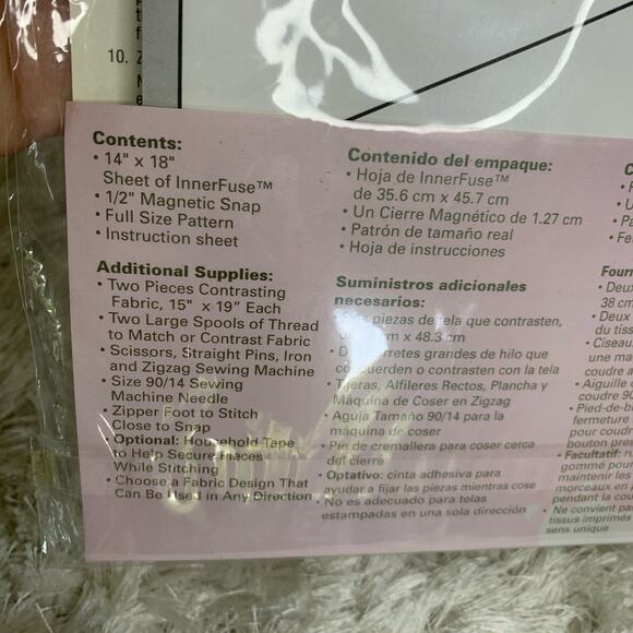 Handbag Kit with Innerfuse Contains the Pattern and Innerfuse - Picture 4 of 5